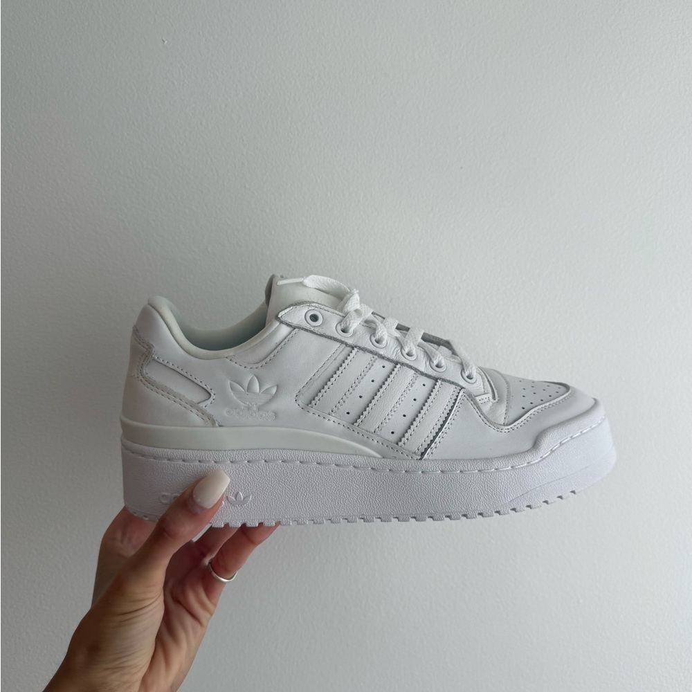 Adidas White Forum Bold Low Sneakers